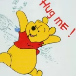 Bébi pelenka tetra 70x70cm Micimackó