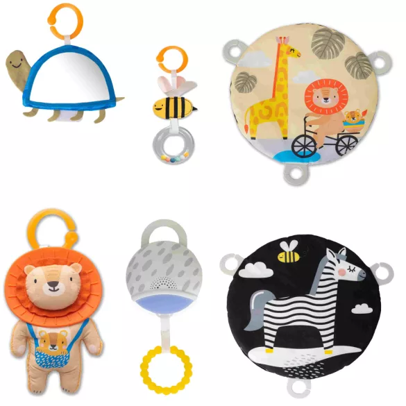 Taf Toys játszószõnyeg - játékhíddal Szavanna 360 12785