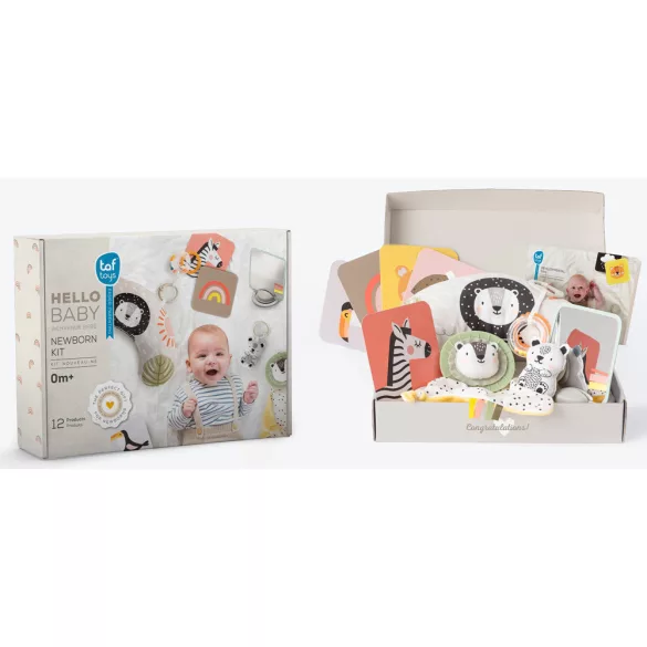 Taf Toys újszülött fejlesztõ és játékkészlet Hello Baby Newborn kit 12915