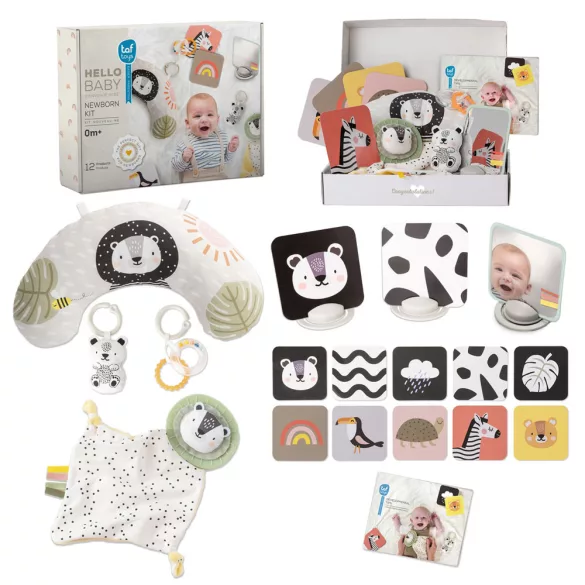 Taf Toys újszülött fejlesztõ és játékkészlet Hello Baby Newborn kit 12915