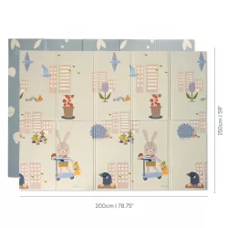   Taf Toys játszószõnyeg szivacs Urban Garden Foam mat 200x150 cm 13085