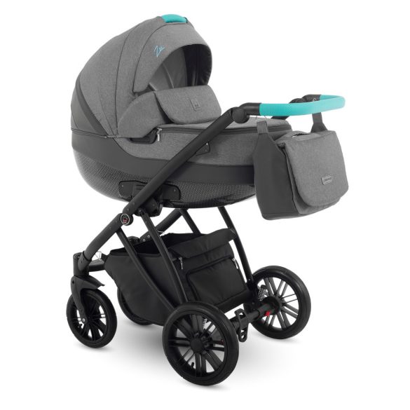 Bergon Camarelo Zeo multifunkciós babakocsi 2in1 - 04 szürke-türkiz