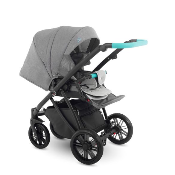 Bergon Camarelo Zeo multifunkciós babakocsi 2in1 - 04 szürke-türkiz