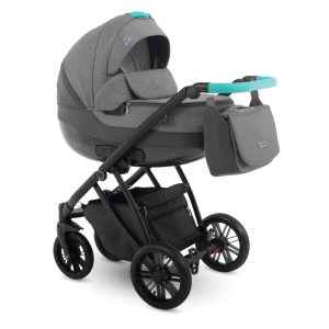 Bergon Camarelo Zeo multifunkciós babakocsi 3in1 - 04 szürke-türkiz