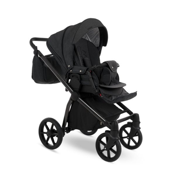 Bergon Camarelo Previo multifunkciós babakocsi 2in1 -01 Fekete