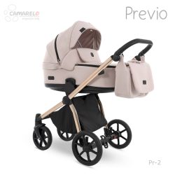   Bergon Camarelo Previo multifunkciós babakocsi 2in1 -02 rózsaszín