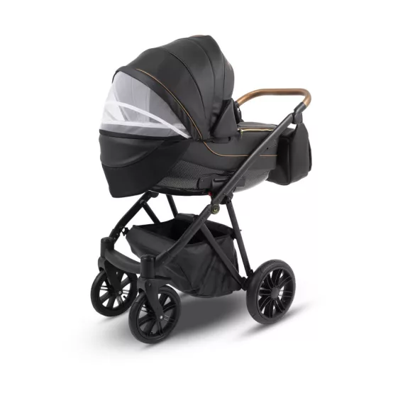 Bergon Camarelo Zeo Eco multifunkciós babakocsi 2in1 - 05 fekete