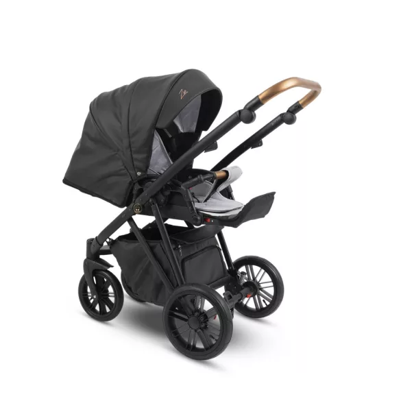 Bergon Camarelo Zeo Eco multifunkciós babakocsi 2in1 - 05 fekete