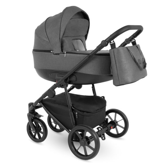 Bergon Camarelo Alterro multifunkciós babakocsi 2in1 -02 sötétszürke