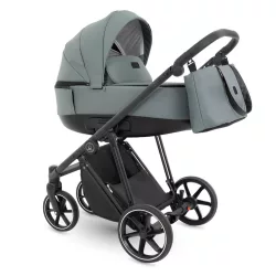   Bergon Camarelo Alterro Limited black multifunkciós babakocsi 3in1 -Világos zöld 10