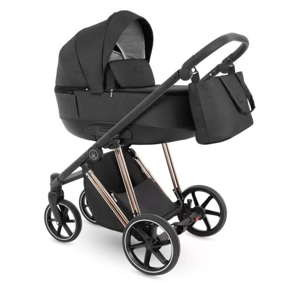 Bergon Camarelo Alterro Limited Rose gold multifunkciós babakocsi 2in1 -Sötétszürke 01