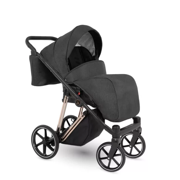 Bergon Camarelo Alterro Limited Rose gold multifunkciós babakocsi 2in1 -Sötétszürke 01