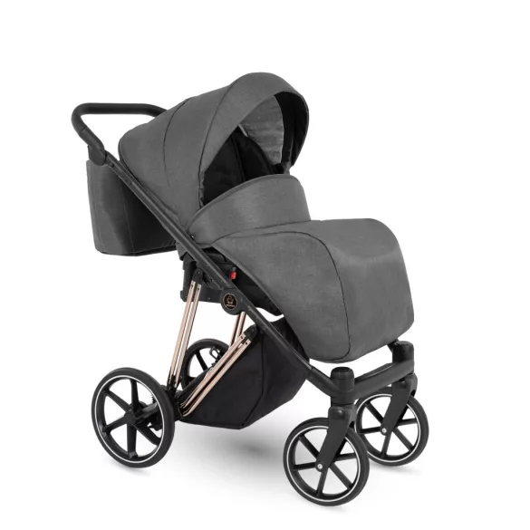 Bergon Camarelo Alterro Limited Rose gold  multifunkciós babakocsi 2in1 -Sötétszürke 02