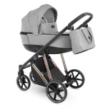 Bergon Camarelo Alterro Limited Rose gold  multifunkciós babakocsi 2in1 -Világosszürke 03