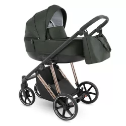   Bergon Camarelo Alterro Limited Rose gold  multifunkciós babakocsi 2in1 -Sötét zöld 05
