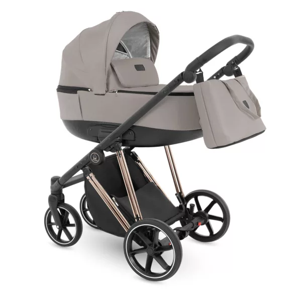 Bergon Camarelo Alterro Limited Rose gold  multifunkciós babakocsi 2in1 -Bézs 06