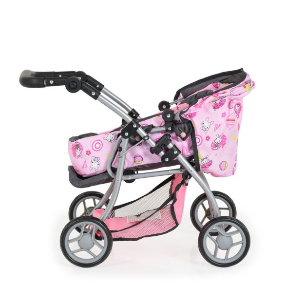 Moni Toys Kitty játék babakocsi táskával