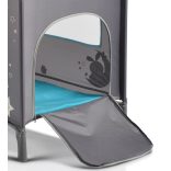 MONI Sleepy összecsukható luxus utazóágy 2 szint+pelenkázó+ játék türkiz