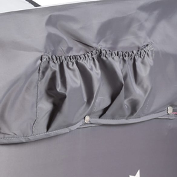 MONI Sleepy összecsukható luxus utazóágy 2 szint+pelenkázó+ játék türkiz