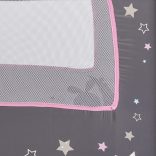 MONI Sleepy összecsukható luxus utazóágy 2 szint+pelenkázó+ játék pink