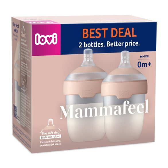 LOVI MAMMAFEEL cumisüveg szett 150ml 2db