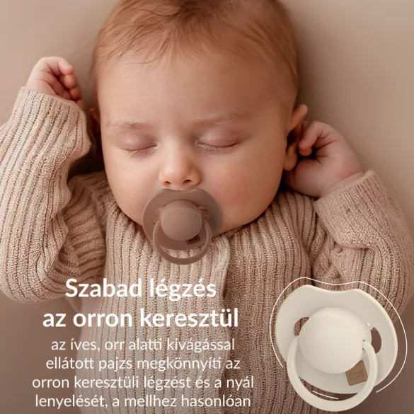 LOVI Dinamikus szilikon cumi PRIME 0-6hó 1db -Coconut
