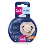 LOVI Dinamikus szilikon cumi PRIME 0-6hó 1db -Nude