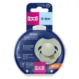 LOVI Dinamikus szilikon cumi PRIME 0-6hó 1db -Pistachio