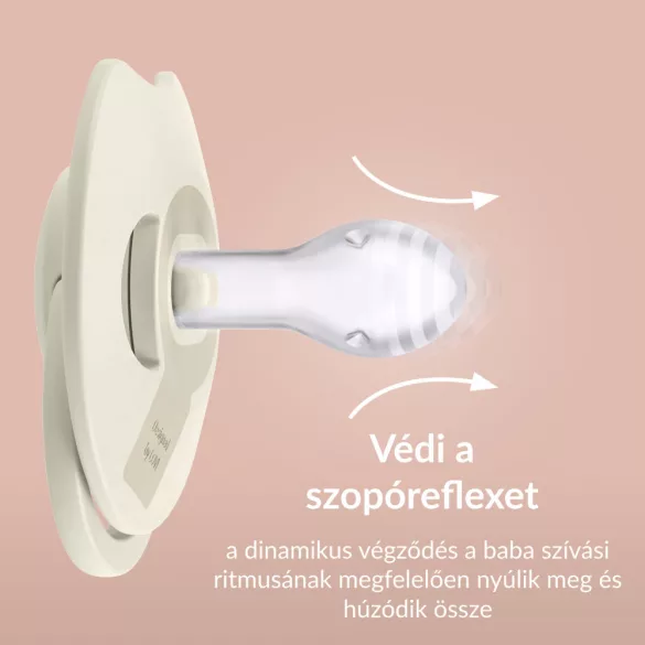 LOVI Dinamikus szilikon cumi PRIME 0-6hó 1db -Pistachio