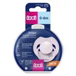 LOVI Dinamikus szilikon cumi PRIME 0-6hó 1db -Lilac