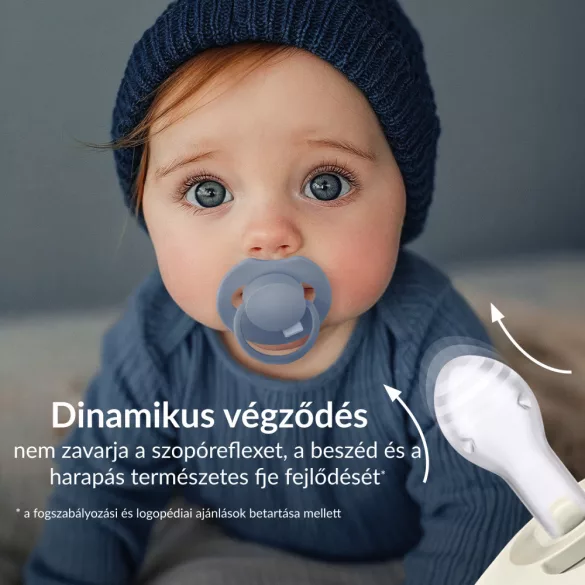 LOVI Dinamikus szilikon cumi PRIME 0-6hó 1db -Lilac