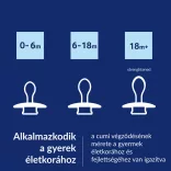 LOVI Dinamikus szilikon cumi PRIME 0-6hó 1db -Lilac