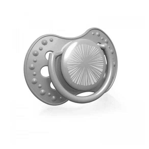 Lovi Dinamikus nyugtató cumi 2db (0-3 hónap) Harmony - Szürke