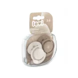 Lovi Dinamikus nyugtató cumi 2db (3-6 hónap) Harmony - Bézs