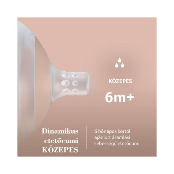 LOVI MAMMAFEEL Dinamikus etetőcumi 6hó+ 1db közepes