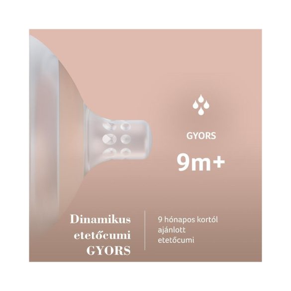 LOVI MAMMAFEEL Dinamikus etetőcumi 9hó+ 1db gyors