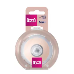   LOVI Dinamikus etetőcumi MAMMAFEEL 6hó+ 1db változó/keresztvágású