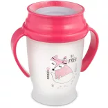 LOVI 360° itatópohár INDIAN SUMMER 9hó+ 250ml-Rózsaszín