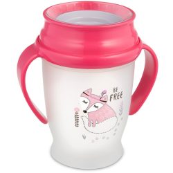   LOVI 360° itatópohár INDIAN SUMMER 9hó+ 250ml-Rózsaszín