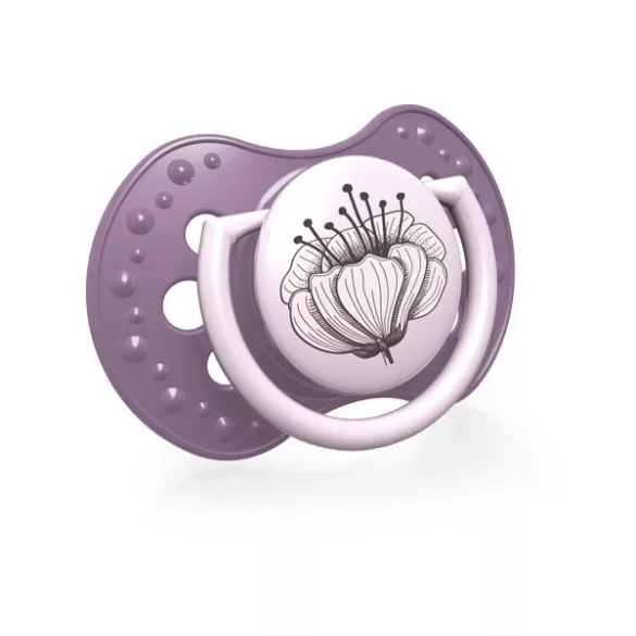 Lovi Dinamikus nyugtató cumi 2db (0-3 hónap) Botanic - Rózsaszín