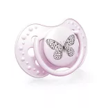 Lovi Dinamikus nyugtató cumi 2db (0-3 hónap) Botanic - Rózsaszín