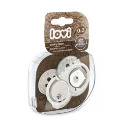 Lovi Dinamikus nyugtató cumi 2db (3-6 hónap) Buddy Bear