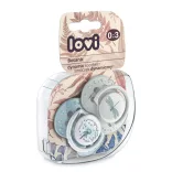 Lovi Dinamikus nyugtató cumi 2db (0-3 hónap) Botanic - Kék