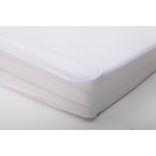 Matracvédő lepedő 60x120cm két rétegű FEHÉR