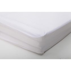 Matracvédő lepedő 60x120cm két rétegű FEHÉR