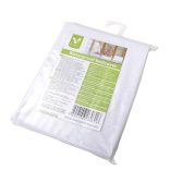 Matracvédő lepedő 60x120cm két rétegű FEHÉR