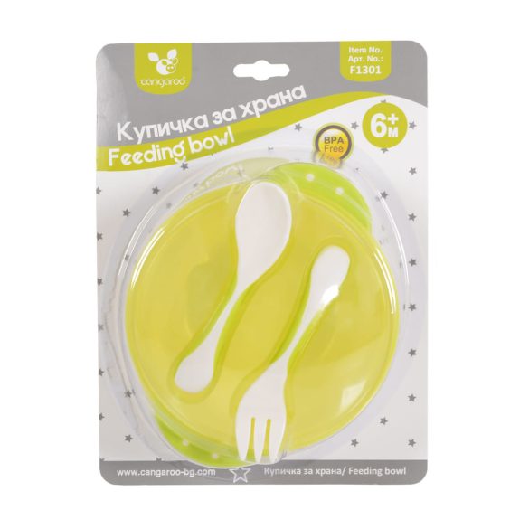 Cangaroo Tál szett villával, kanállal