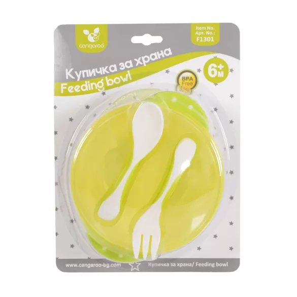 Cangaroo Tál szett villával, kanállal
