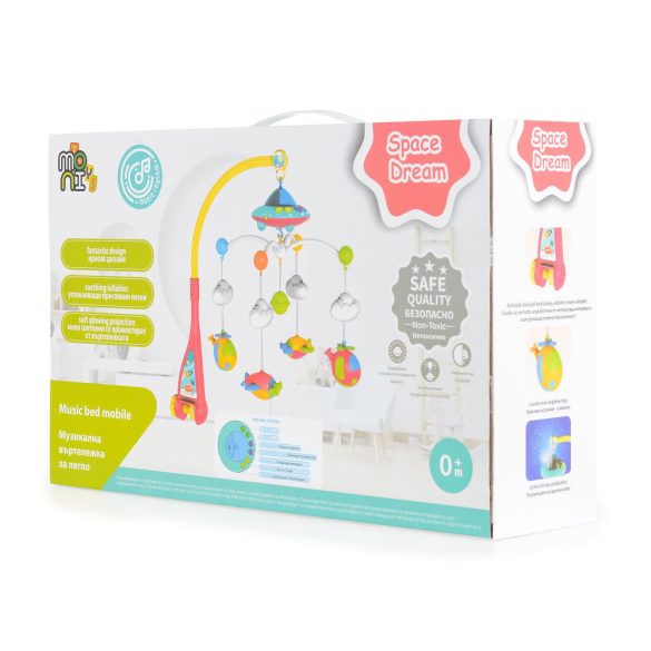 BED zenélő forgó világítós SPACE DREAM űrhajós