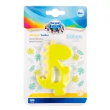 Canpol babies Dinos szilikon rágóka-Sárga